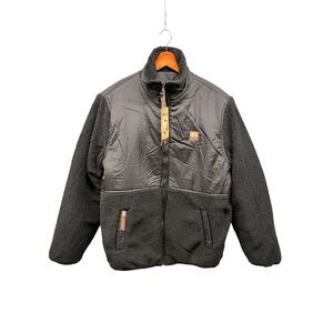 Canada Workgear Reversible Fleece Puffer Jacket Men's Medium Black NWT